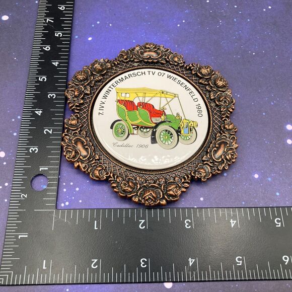 WIESENFELD WINTERMARSCH TV 07 1980 - Cadillac 1906 - Coaster RARE - Picture 4 of 4